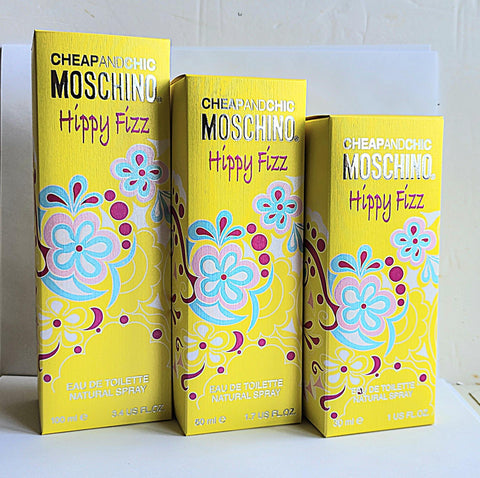 Moschino Hippy Fizz Factice / Display Bottle 3 size Set / No Perfume inside